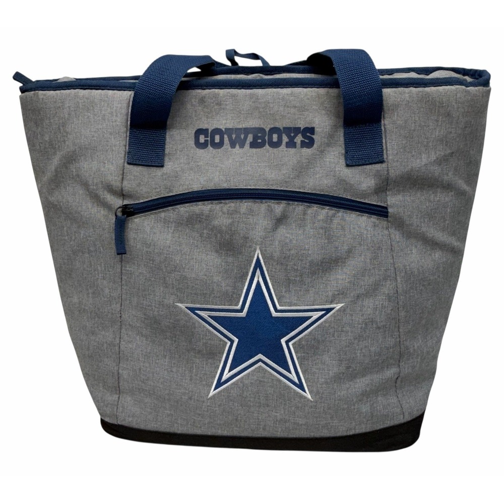 Dallas Cowboys NFL Rawlings 30 Can Sloft Tote Cooler Backpack Style Gray Blue